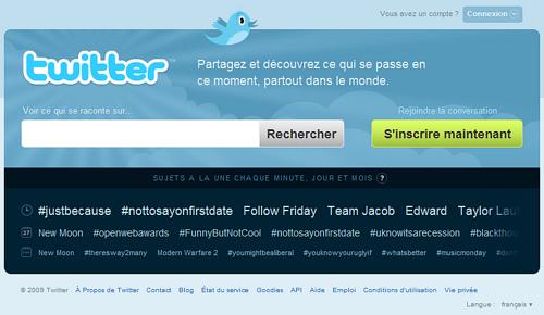 Plus d'excuse pour ne pas tester Twitter, il est accessible en français !