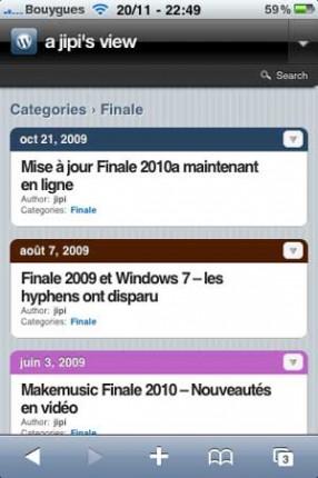 WPtouch catégorie finale jipiblog