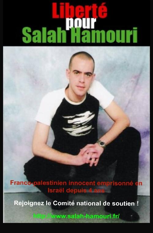 Salah Hamouri, détenu injustement depuis 4 ans : Dimanche 22 Novembre, JT de 13H = France 2 tiendra-t-elle sa promesse de parler de lui ?