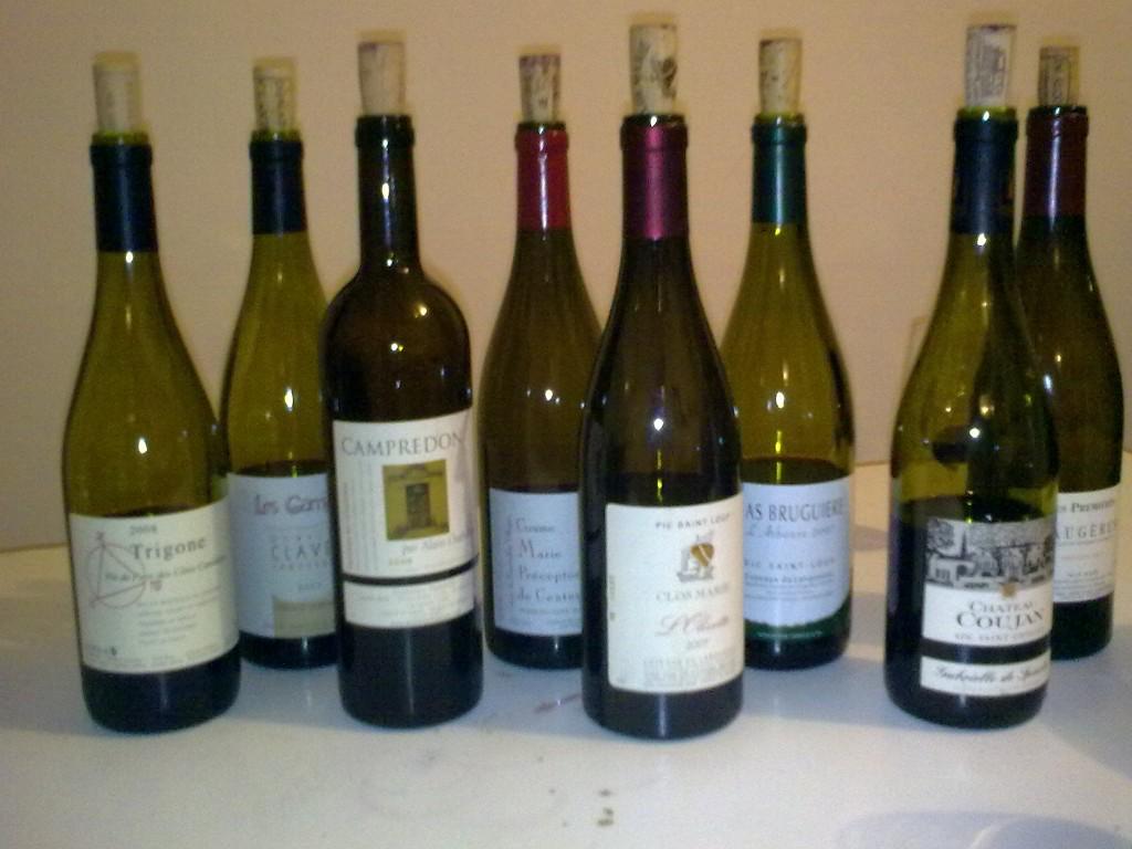 La découverte des bouteilles après dégustation