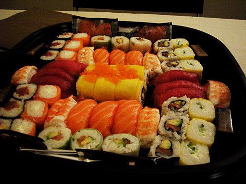 Black box: 54 sushis....