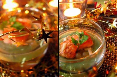 C'est presque noël ! Trio de verrines aux perles de gingembre et pomme C'est presque noël ! Trio de verrines aux perles de gingembre et pomme
