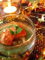C'est presque noël !  Trio de verrines aux perles de gingembre et pomme