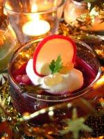 C'est presque noël ! Trio de verrines aux perles de gingembre et pomme C'est presque noël ! Trio de verrines aux perles de gingembre et pomme