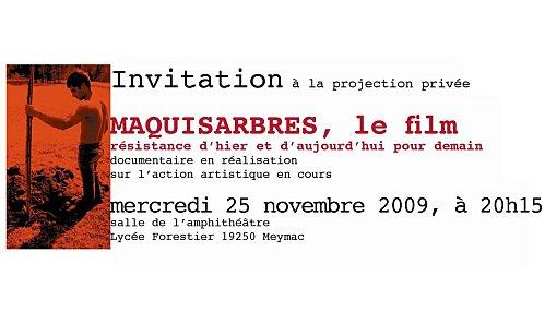 Projection de Maquisarbres
