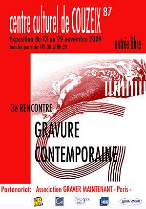 Gravure contemporaine à Couzeix