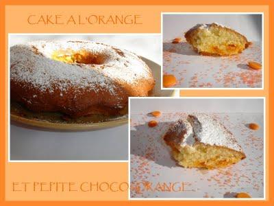 CAKE A L'ORANGE&PEPITE; CHOCO BLANC ORANGE