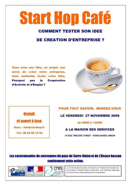 Starthop-Café le 27 novembre à Sarre-Union