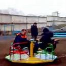 Tourniquet tourné par une voiture