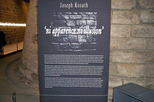 Joseph Kosuth - ni apparence ni illusion