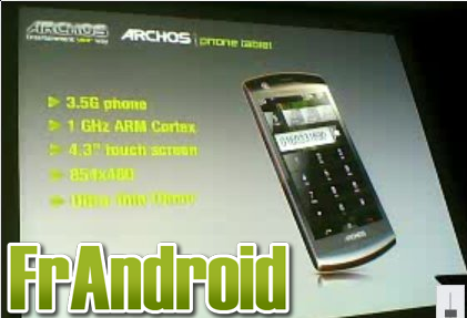 Archos compte sur Android pour sa relance archosphone