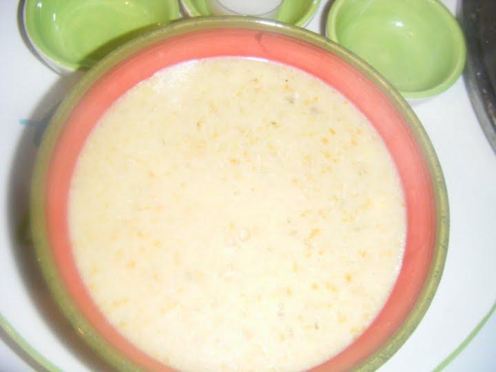 Veloute aux PDT, carottes nouvelles et creme fraiche Veloute aux PDT, carottes nouvelles et creme fraiche