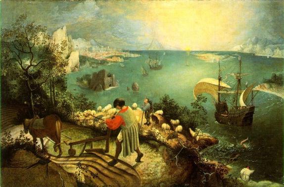 Bruegel, Pieter, La Chute d'Icare, 1560