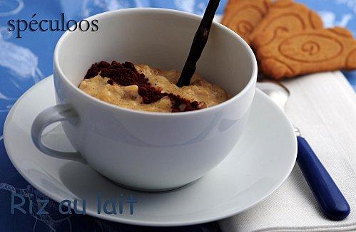 RIZ AU LAIT AUX SPÉCULOOS (encore CONTICINI)