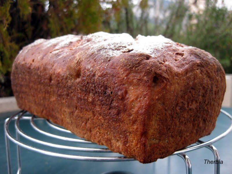 Pain aux céréales, raisins et à la farine de châtaignes