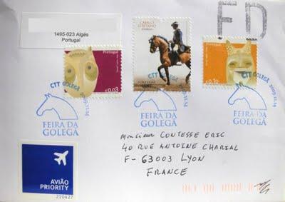Souvenir de la foire du cheval de Golegã au Portugal