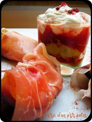 Verrine avocats, poivrons et crème fouettée (merci Cess!) - La vengeance de Clairechen Verrine avocats, poivrons et crème fouettée (merci Cess!) - La vengeance de Clairechen