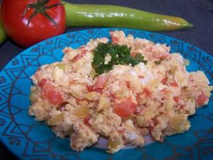 Menemen (oeufs brouillés) Menemen