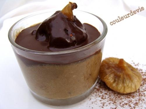 DSC03092 Duo de mousse café-figues et coulis de chocolat….et un prix !