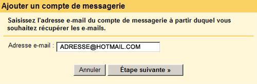 Migration de compte hotmail vers gmail - 1