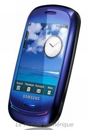 Virgin Mobile propose le premier mobile solaire tactile Samsung Blue Earth