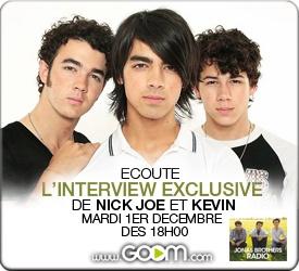 Interview des Jonas Brothers sur GOOM RADIO