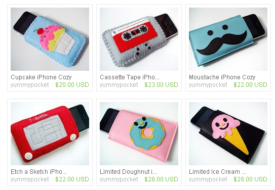 yummy pocket - smart design mart Yummy Pocket. Des pochètes pour iPhone / iPod.