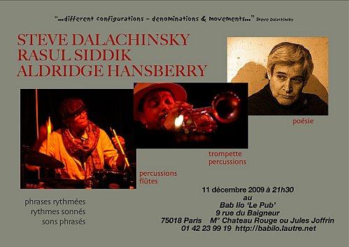 Hansberry - Dalachinsky - Siddik au Bab Ilo (11 dec. 09)
