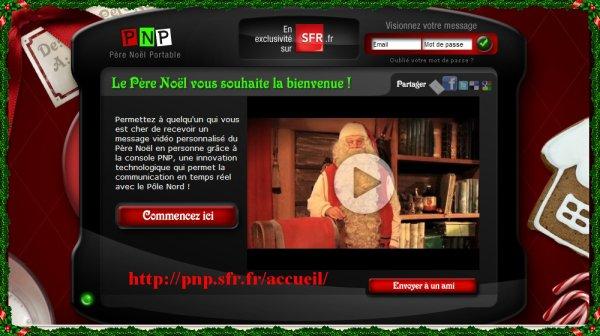 un message vidéo personnalisé du Père Noël 
