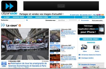 Emmanuel Torregano nous fait découvrir CitizenSide, une agence de presse pour reporter amateur