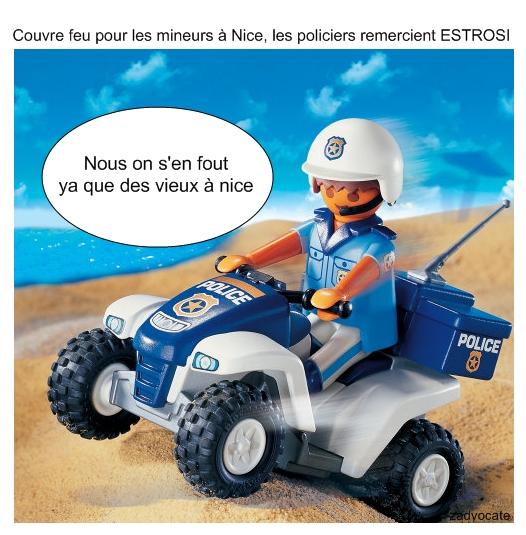Les policiers de Nice sont ravis du couvre feu pour les mineurs