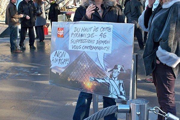 Le Louvre en grève