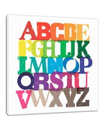 Abécédaires en solde sur l'Affiche Moderne Abc 2