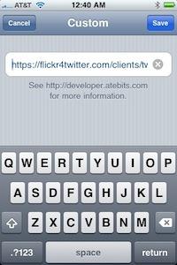 flickr4twitter 1 Tweetie: envoyez les photos que vous postez sur Twitter sur votre compte Flickr