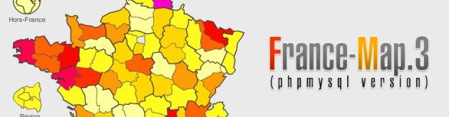 Carte de France Flash avec gestion de membres
