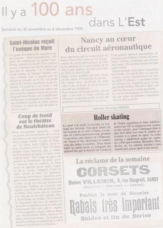 Nostalgie : une piste à Nancy voilà 100 ans