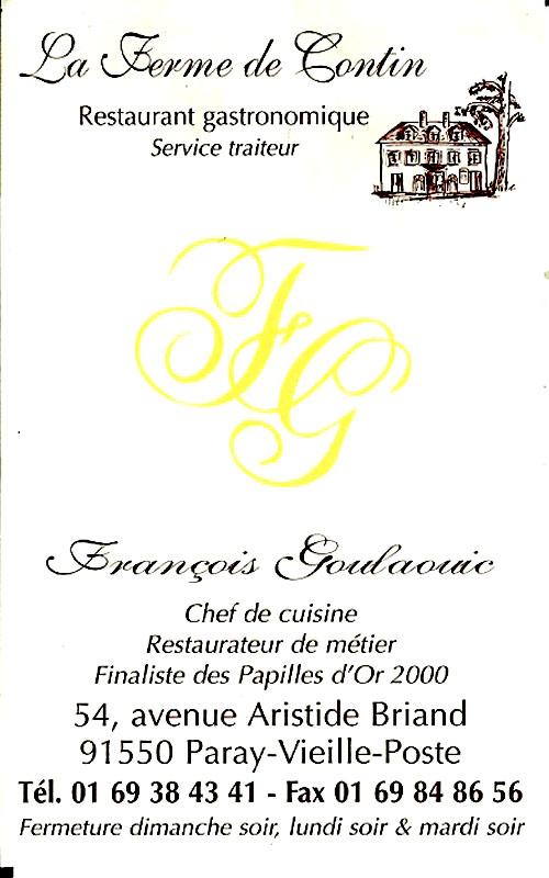 Repus de foie gras ! La ferme de Contin