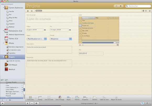 Test de Bento 3 projectsafter