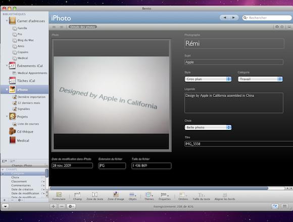 Test de Bento 3 iphotonext