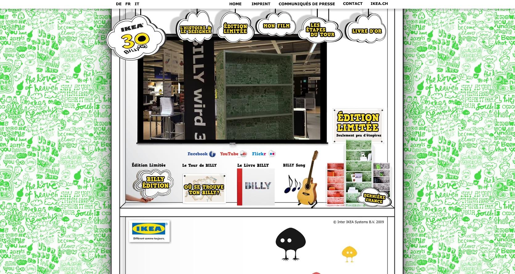 Billy a 30 ans - Ikea
