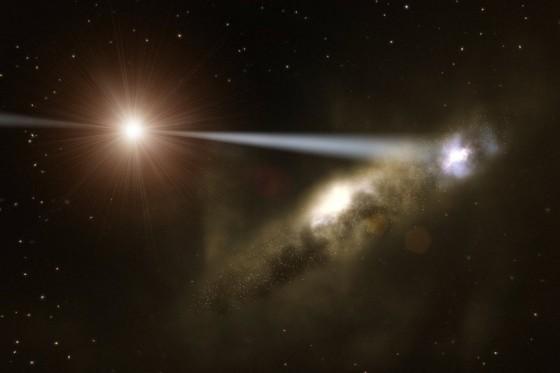 Quasar HE0450-2958 Le Quasar HE0450-2958