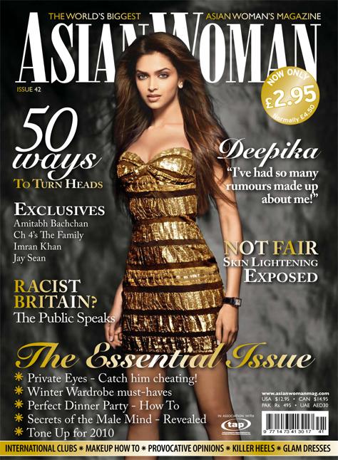 Deepika Padukone Asian Woman Magazine