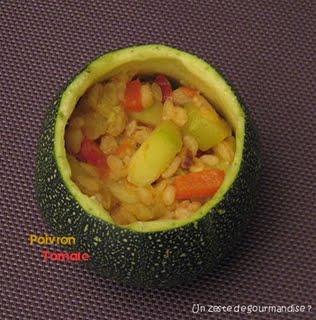 Blé aux petits légumes façon risotto Blé aux petits légumes façon risotto