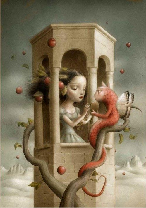 tower-Nicoletta Ceccoli La porte (Bernard Delvaille)