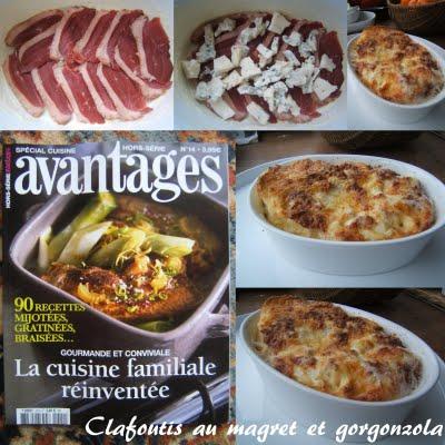 Clafoutis au magret de canard et gorgonzola Clafoutis au magret de canard et gorgonzola