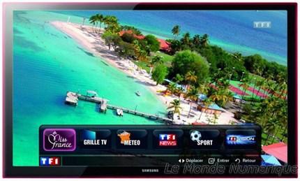 Des widgets TF1 pour les prochaines TV Samsung