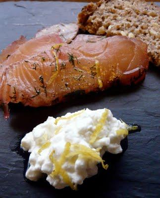 La recette idéale pour les fêtes un saumon séché au sucre et sel de Garance