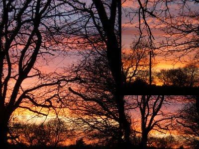 Lever et coucher de soleil... l'hiver peut être beau !