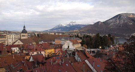 Annecy, ville, château film