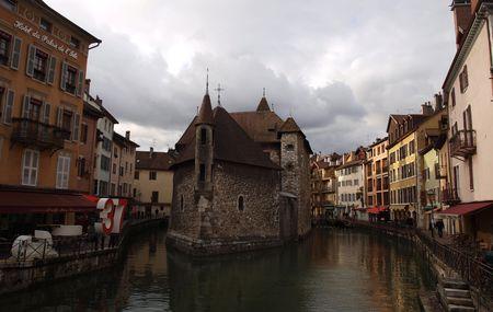 Annecy, ville, château film